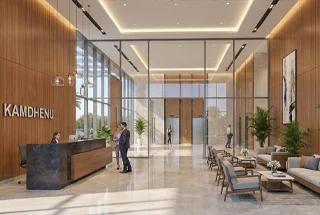 Grand Entrance Lobby at Kamdhenu Conquest
